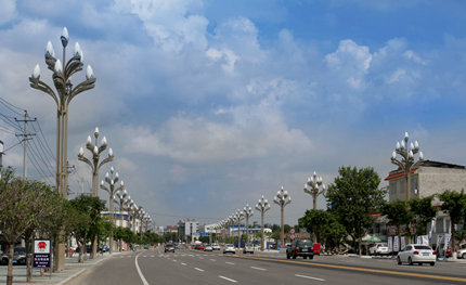 四川德陽——“玉蘭”燈